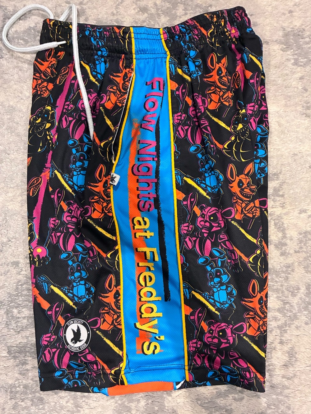 Boys Five Nights of Freddy Flow Society Shorts sz. YXL